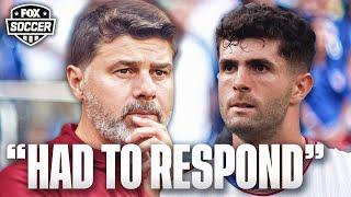 USMNT's Mauricio Pochettino responds to Christian Pulisic's comments ahead of Gold Cup
