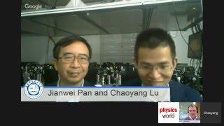 Physics World Breakthrough of the Year 2015 - Meet the winners Jian-Wei Pan and Chaoyang Lu