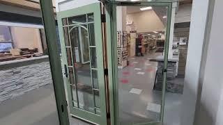 Marvin Ultimate Inswing French Door with Double Swing Screen Door