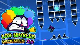 !!!JUGANDO LOS NIVELES RECIENTES POR PRIMERA VEZ!!! | Geometry Dash 2.2