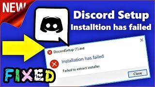 Discord Installation has Failed Windows 10 | How to Fix Discord Installation Error in Windows 10