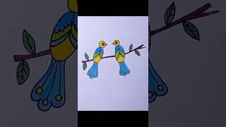 How to draw bird | Easy drawing bird | #shorts #birddrawing #viralvideo #easydrawing #draw #art