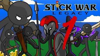 Прохождение игры Stick War: Legacy #1-ВОЙНА НАЧАЛАСЬ