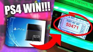 How to win a PS4 from the arcade!!