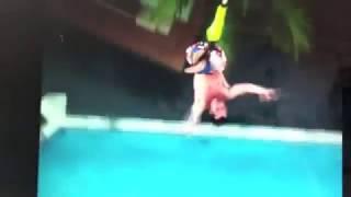 Тарзанка 45 метров / bungee jumping of 45 meters