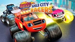 Blaze and the Monster Machines: Axle City Racers - FULL GAMEPLAY ALL TRUCKS