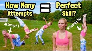 How Many Attempts Gymnastics Challenge! // Hannah Deeprose