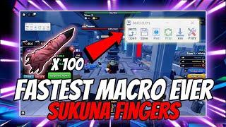 *FASTEST MACRO* Sukuna Fingers Farm | Anime Vanguards