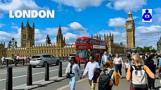London Walk  BIG BEN, Trafalgar Square to Piccadilly Circus | Central London Walking Tour [4K HDR]
