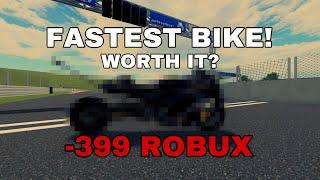 FASTEST BIKE IN MOTORUSH -399 ROBUX! WORTH IT?