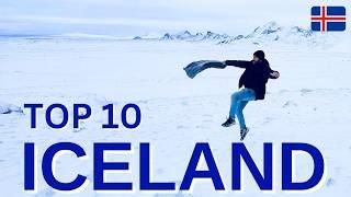 ICELAND: The 10 Most UNMISSABLE Places (MUST WATCH!!!) | Iceland Things to do