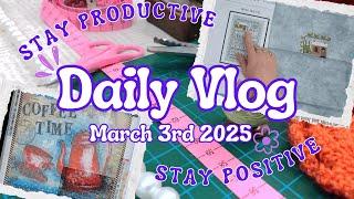  Darvanalee Designs Studio Daily Craft Vlog | Diamond Paint with Me My Next WIP (March 3, 2025) 