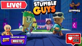 Stumble Guys Live! LEGENDARY BLOCK DASH & BLOCK DASH TEAMS #live #vertical #stumbleguys #fyp