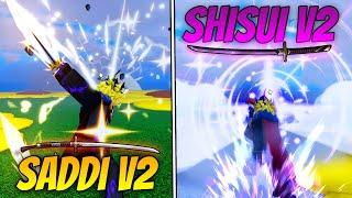 NEW SADDI V2 & SHISUI V2 IS COMPLETELY INSANE!!! | Blox Fruits