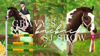 Bareback Show Jumping!? II Show Vlog With Gravy! II Star Stable Realistic Roleplay