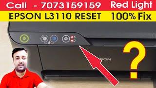 Epson L3100, L3110, L3115, L3116,L3150 Red Light Blinking Solution Service Required Solution