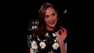 How Gal Gadot On Her Name  #shorts #galgadot #jimmykimmel