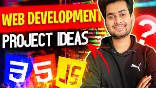 Best web development project ideas for college students | Beginners | Career With Rishab