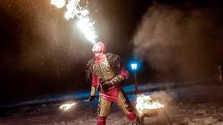 viacheslav grizdak - Fireshow: poi spinner, staff, double staff, Fire breathing.