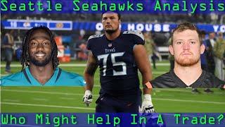 Who are some potential Seattle Seahawk trade targets from struggling teams?