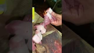 Pork meat smoking