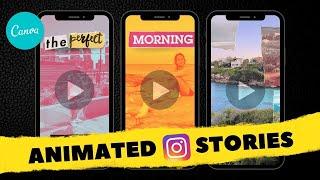 3 CREATIVE IDEAS for Animated Instagram Stories using Canva (Collage Style)