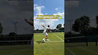 5 reasons why you should start tennis  #tennis