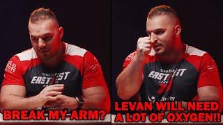 ERMES REPLY TO LEVAN FOR SAYING HE WILL BREAK HIS ARM!!