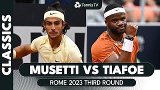 Lorenzo Musetti vs Frances Tiafoe Extended Highlights | Rome 2023