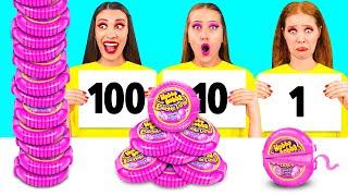 100 Слоев Еды Челлендж | Смешные Моменты от ChallengeTeen