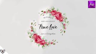 Free - 30 Wedding Titles | Free download After Effects Template