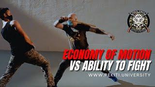 The Ability to FIGHT versus The Economy of MOTION | Pekiti Tirsia Kali Training Methodologies