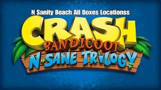 Crash Bandicoot - N Sanity Beach All Box Locations