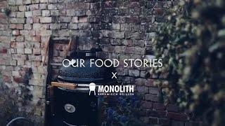 Monolith Kamado Barbecue, a wonderful country backyard and a gluten-free pizza