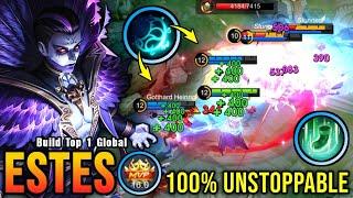 POWERFUL SUPPORT!! Estes MVP 16.0 Points 100% Unstoppable!! - Build Top 1 Global Estes ~ MLBB