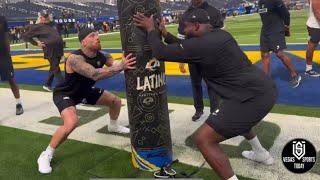 MAXX CROSBY REVS UP FOR RAMS AT SO-FI STADIUM, GEARS UP RAIDERS D-LINE TO GO AFTER MATTHEW STAFFORD