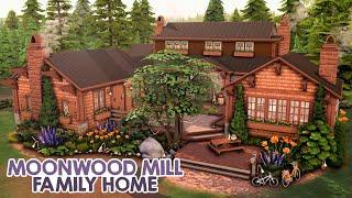 Moonwood Mill Family Home | NO CC | The Sims 4 Speed Build