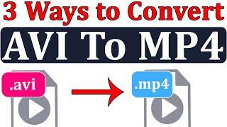 [ 3 Ways ] AVI To MP4 Converter || Convert AVI Video Format to MP4 Format in Hindi By Mukesh Burdak