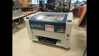 Epilog Laser Fusion 13000 Marking & Cutting Laser w/ Rotary C-Axis, Fume Extractor, Down Draft Table