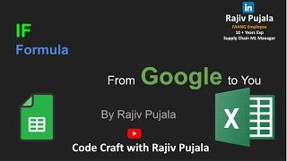 5. Master IF, Nested IF & Conditional IF in Excel & Google Sheets | Simplified by a Googler