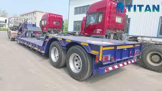 What is a 2 Axle 50 Tons Removable Gooseneck Trailer in Mauritius?