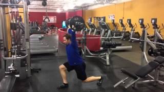 Eccentric Isometric Overhead Lunges with Dr. Joel Seedman