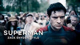 Superman Teaser Trailer Zack Snyder Style