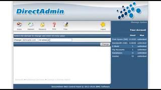 How to Change Domain In Directadmin