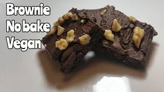 Brownies No Bake Vegan Recipe