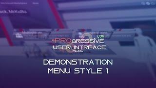 ProgressiveUI v2 (Update) - Demonstrate Style 1