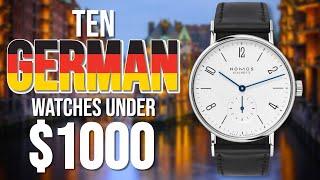 Ten German Watches Under $1000