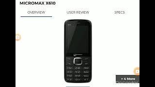 Micromax  x610    good  keypad phone