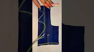 Beck neck design cutting ️️ #blouse #shorts