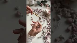 самый сложный этап в лепке  #ceramic #своимируками #творчество #diy #украшенияизглины